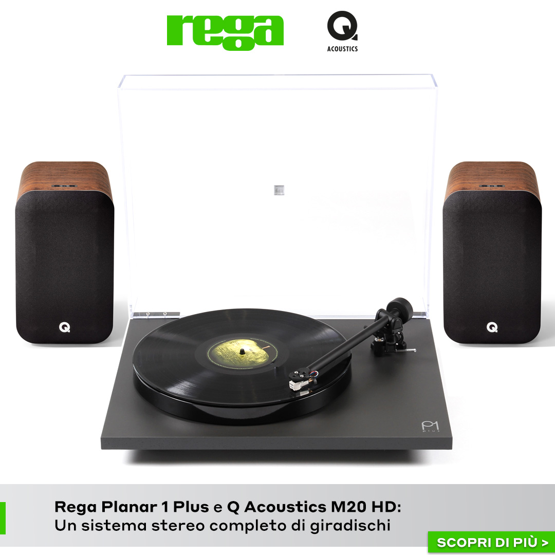 sistema REGA P1 Plus + Q Acoustics M20 - New Sound